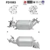 Filtre À Particules Fd1083 As Honda As Fd1083