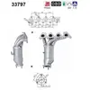 AS Catalyseur pour VOLKSWAGEN: Golf, Polo & SKODA: Roomster, Fabia & SEAT: Ibiza, Leon, Altea (Ref: 33797)
