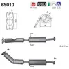 AS Catalyseur pour TOYOTA: Auris (Ref: 69010)