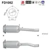 Filtre À Particules / À Suie, Échappement Fd1082 As As Fd1082