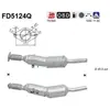 AS Filtre à particules diesel, système d'échappement FD5124Q