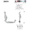 Catalyseur AS, par ex. pour Ford