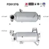 Filtre À Particules / À Suie, Échappement Fd5137q As Vw, Volkswagen As...