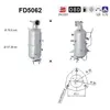 AS Filtre à particules / à suie, échappement FD5062