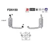 Filtre À Particules, Système D'Échappement Fd5150 As Volvo As Fd5150