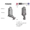 Filtre À Particules, Système D'Échappement Fd5259 As Toyota As Fd5259