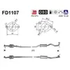 Filtre À Particules Fd1107 As Citroën; Peugeot As Fd1107