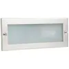 DOPO LIGHTING Encastré mural XALOC IP44 E27 20W 95º Acier inoxydable - Inox