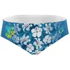 Maillot de bain Otso Swim Bike Run Flower bleu ciel blanc - S