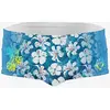 Maillot de bain Otso Swim Bike Run Flower bleu profond blanc - XL