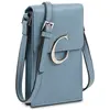 Cimarron Mini Sac À Bandoulière Avec Rabat Pour Téléphone Pour Femmes Cuir Synthétique De L 315121  Tejano Bleu
