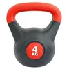 Kettlebell PVC 4 kg Softee rouge noir