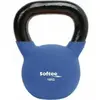 Kettlebell néoprène Softee 16 kg bleu