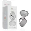 Intense Plug Anal en Métal avec Cristal Argent Taille M 1ut