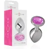 Intense Plug Anal en Métal avec Cristal Rose Taille M 1ut