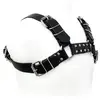 Harnais Bull Dog en Cuir pour Pratiques BDSM - TU