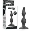 Addicted Toys Anal Sexual Plug 12cm Noir 1ut