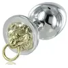 Metal Hard Anal Plug Steel Tiger 1ut