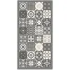 Tapis Vinyle Panorama Carreaux Ciments Gris 80x250 cm - Tapis pour Cui...