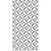 Home and Living Tapis vinyle forme géométrique grise 140x200cm