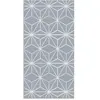 Home and Living Tapis vinyle lignes d'étoiles bleus 140x200cm