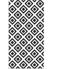 Home and Living Tapis vinyle carrés noirs 300x200cm