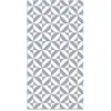 Home and Living Tapis vinyle forme géométrique bleue 200x250cm
