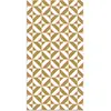 Home and Living Tapis vinyle forme géométrique moutarde 200x250cm