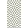 Home and Living Tapis vinyle forme géométrique verte 80x300cm