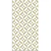Home and Living Tapis vinyle forme géométrique vert pastel 300x200cm