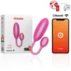 Oninder Denver Rose Oeuf Vibrant Free App 7x2.7cm 1ut