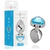 Intense Anal Plug Coeur Cristal Bleu Taille L 1ut
