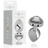 Intense Anal Plug Coeur Cristal Gris Taille L 1ut