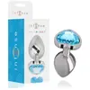 Intense Anal Plug Coeur Cristal Bleu Taille S 1ut