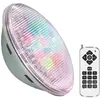 LEDBOX Lampe led PAR56 rgb pour piscines, G53, 45W, acier inoxydable,