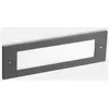 Leds-c4 micenas - applique murale extérieure led encastrée gris foncé 29.8cm 1215lm 4000k ip65