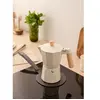 THERA MOKA RETRO - Cafetière italienne 9 tasses - blanc cassé