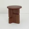 Nobodinoz - Table d'appoint en bois teinté Noon Noyer taille unique