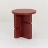NOBODINOZ - Tabouret Noon - Rouge - Frêne