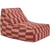 Nobodinoz - Pouf long Vibes Tiles Rouge taille unique