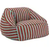 NOBODINOZ - Fauteuil rembourré Ziggy - Rouge - Polystyrène expansé