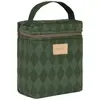 Sac isotherme pour biberon et déjeuner Hyde Park Forest Green Diamonds