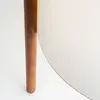 LEDS-C4 Lampe sur pied Woody, E27, marron, beige, bois, textile