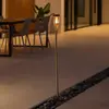 Newgarden Hiama Torche de jardin solaire à LED en bambou