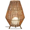New Garden Lampe de sol extérieur avec câble en jute  télécommande diamètre 48cm