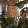 Suspension Newgarden Okinawa, couleur bois, bambou, IP44
