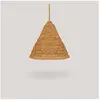 Suspension - New Garden - Maro - H30cm - Rotin Naturel - Jute Tissé