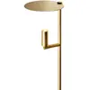 Carpyen Lampadaire LED Kelly, spot réglable, doré/doré