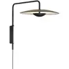 Marset GINGER-Applique murale LED Métal/Bois L55,5cm Marron