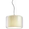Suspension en verre soufflé beige 30cm Mercer - Marset
